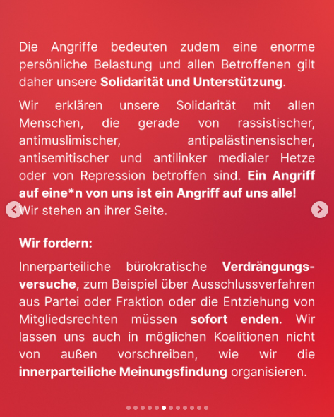 ChristianLatz_'s tweet photo. Jetzt knallt es bei der Linken. Nach der Berliner Einigung zum Antisemitismus sprechen mehr als 120 Linke, darunter 17 Bundestagsabgeordnete, 3 Berliner Abgeordnete und mehrere Berliner Landes- und Kreisvorstandsmitglieder von einem "schweren politischen Fehler". https://t.co/0PkyhpYmYg