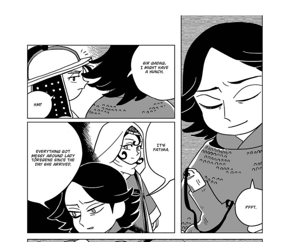 Str308308's tweet photo. Shira's reaction after finding out about fatimas true intentions is so delicous ......somwthing abt that wry laugh https://t.co/2RoXjI46KK