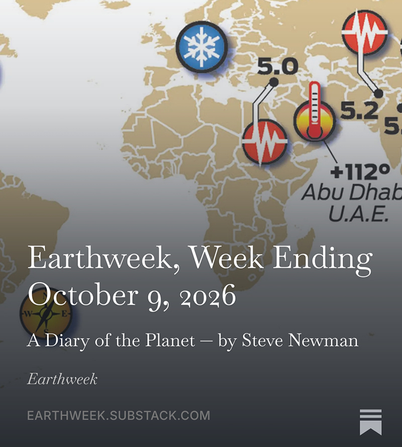 Earthweek tweet picture