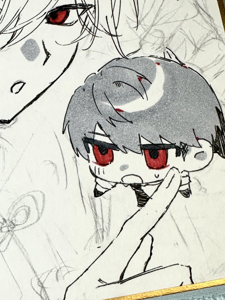 Ry_1_ooE's tweet photo. 意味もなく色紙を描いてる https://t.co/zc6Bs3Cdsl