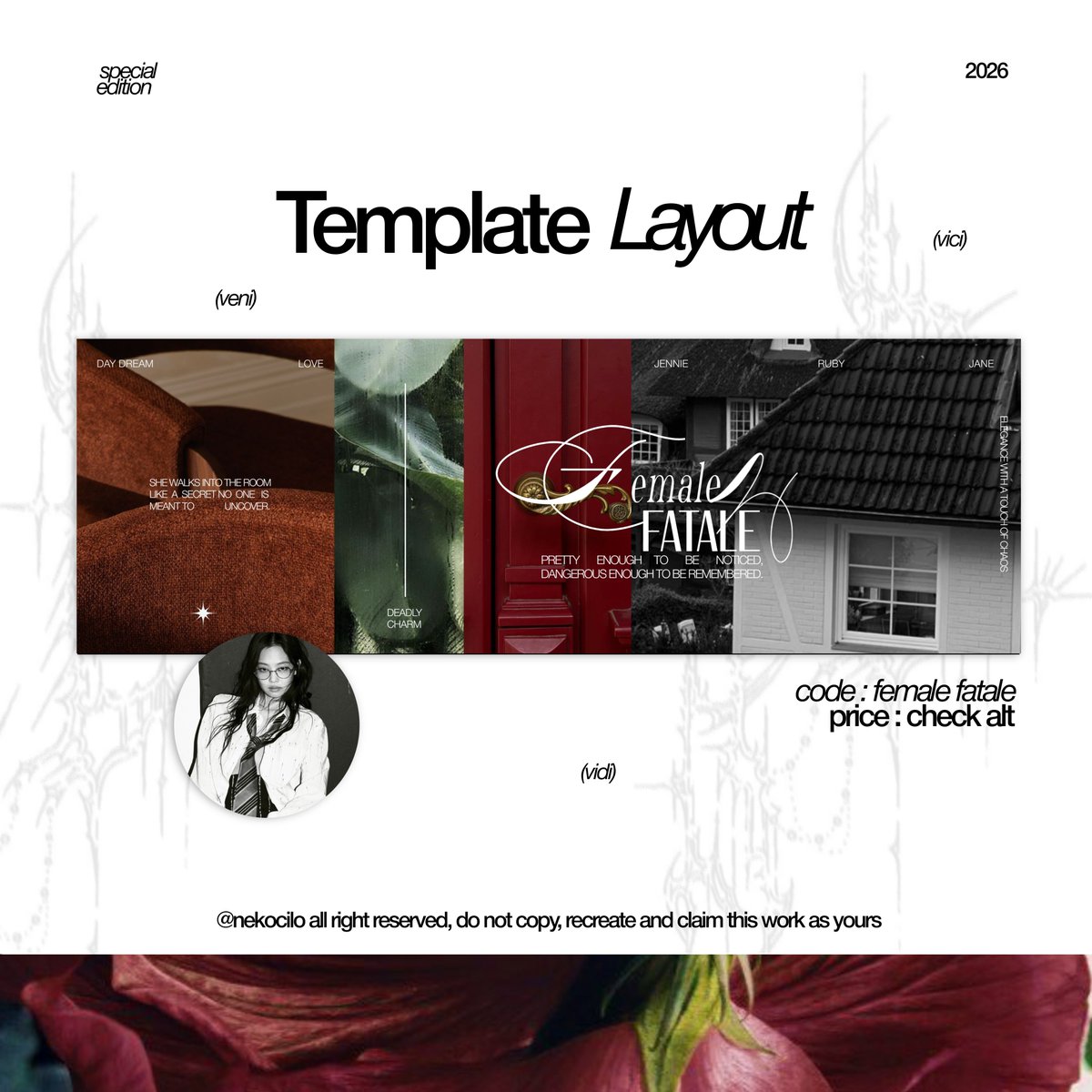 nekocilo's tweet photo. HELP RT PLEASE!!

hi aku bawa 7 template layout ipv yang bisa ditake sekarang, boleh langsung dm / chat tele aku ya kalo berminat, untuk price boleh check alt, makasih 🤍

#zonauang #bealanjaㅤ https://t.co/qKeo2OB4Ez