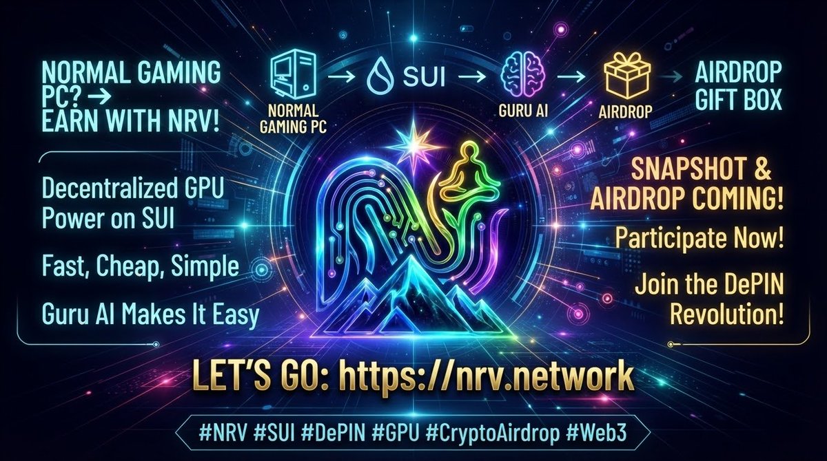 Fakting1's tweet photo. Normal gaming PC 😊✅️

You can earn with NRV  Decentralized GPU power on Sui

Fast,Cheap and  Simple.

Guru AI makes it easy  Snapshot &amp; airdrop coming  

 Let’s go : https://t.co/snu36NDKea

$NRV  $NRV #Sui #DePIN #GPU #CryptoAirdrop #Web3 https://t.co/tAyH7umFbA