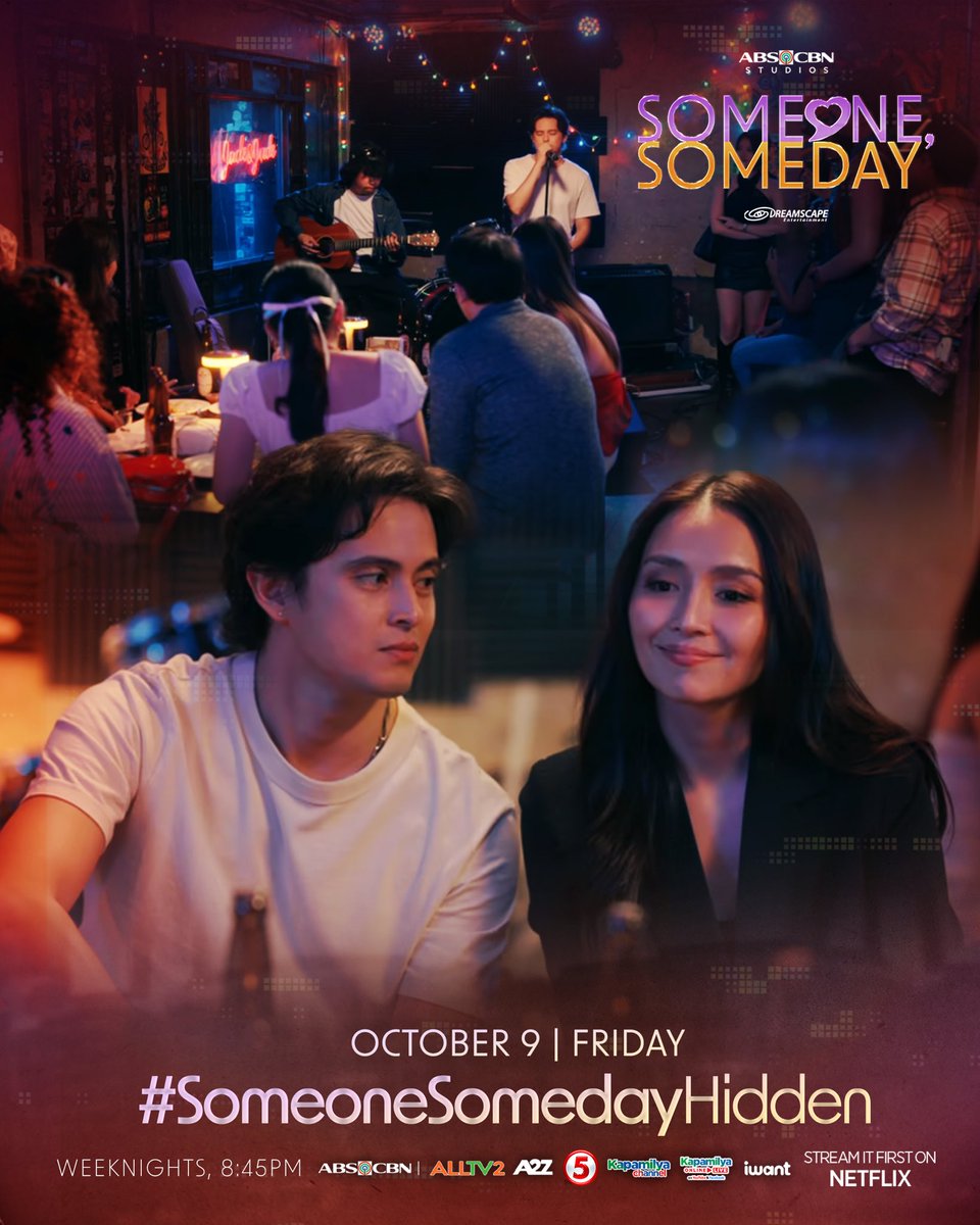 DreamscapePH's tweet photo. Magkakaaminan na nga ba ng true feelings ngayong gabi? #SomeoneSomedayHidden 💜

#SomeoneSomeday, Weeknights, 8:45PM sa ABS-CBN sa ALLTV2, TV5, A2Z, Kapamilya Channel, at Kapamilya Online Live sa YouTube at Facebook. Stream it first on Netflix and 48hours in advance on iWant. https://t.co/SrA08leC5J