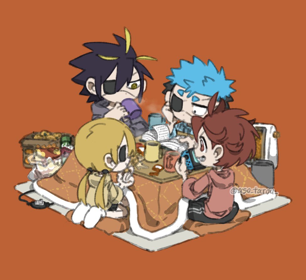 aso_tarou_'s tweet photo. 寒くなってきたので炬燵の絵をば https://t.co/Q4PDanK6GH