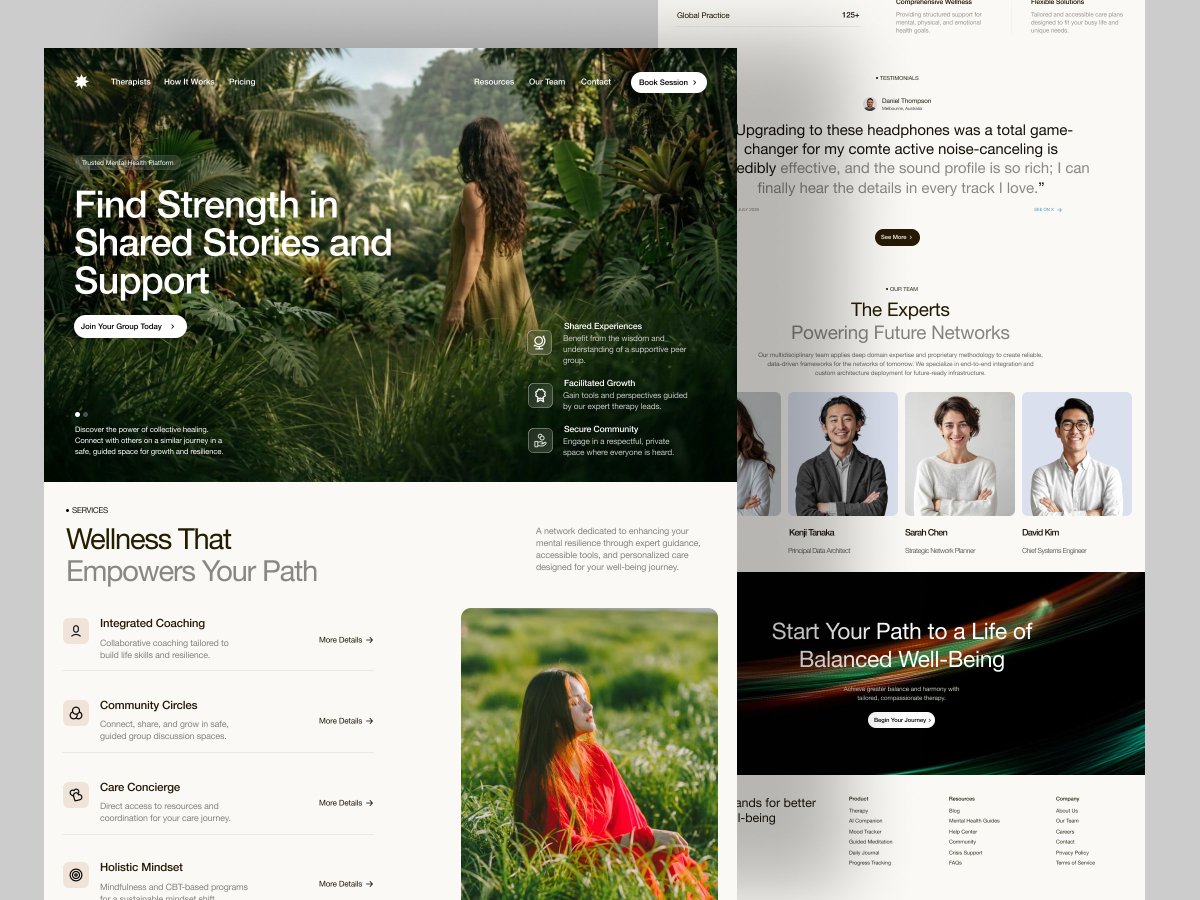 airzonagency's tweet photo. Find Strength in Shared Stories and Support 🌿✨ Landing Page

Looking for an AI-powered design partner to build your next Framer site?

Contact : https://t.co/FmZAYHaCue

#Framer #WebDesign #UIUX #BuildInFramer #Airzon https://t.co/0iK7nUjGIJ