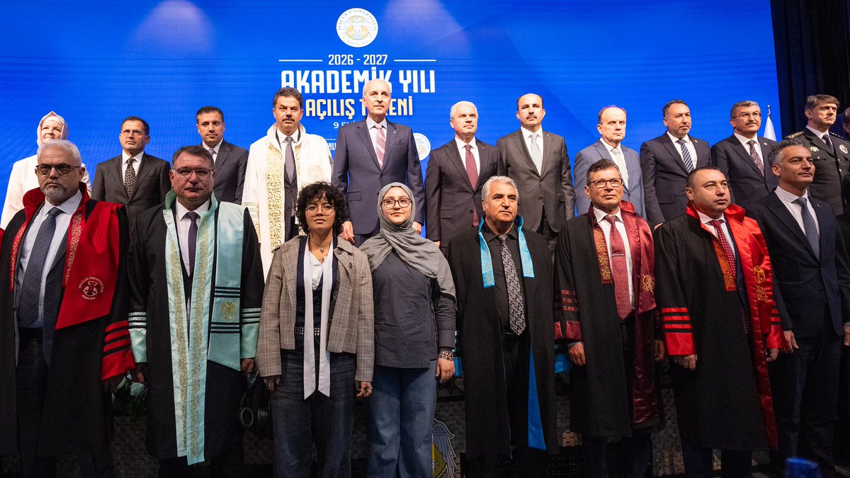 selcukuniresmi's tweet photo. Üniversitemizde yeni akademik yıl heyecanı! 🦅

Türkiye Büyük Millet Meclisi Başkanı Sayın Prof. Dr. @NumanKurtulmus’un teşrifleriyle Üniversitemiz 2026-2027 Akademik Yılı Açıl��ş Töreni, yoğun katılım ve büyük bir coşkuyla gerçekleştirildi.

Yeni akademik yılın Üniversitemize, şehrimize ve ülkemize hayırlı olmasını temenni ediyoruz. 💫

#SelçukÜniversitesi 🏆
