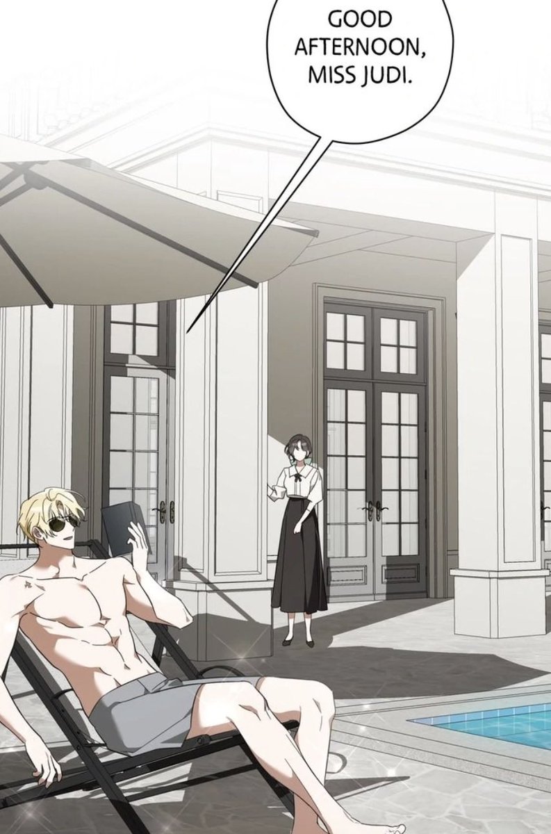 shioriberry's tweet photo. half the time ethan walks around half naked showing off his chest everytime judith is around he's sooo 😭😭 https://t.co/s4G2EK4JgL