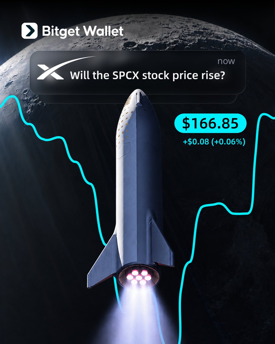 BitgetWallet's tweet photo. If you’ve heard the news, SpaceX is moving into telecoms.

Satellites 
Data Centers
Global Internet
Super Intelligence
Telecommunications *New*

TradFi stocks AT&amp;T, Verizon &amp; T-Mobile fell (after-hours)

Trading opens in 2h. You can trade $SPCX stocks &amp; perps at Bitget Wallet. https://t.co/z6Vin0aqK2