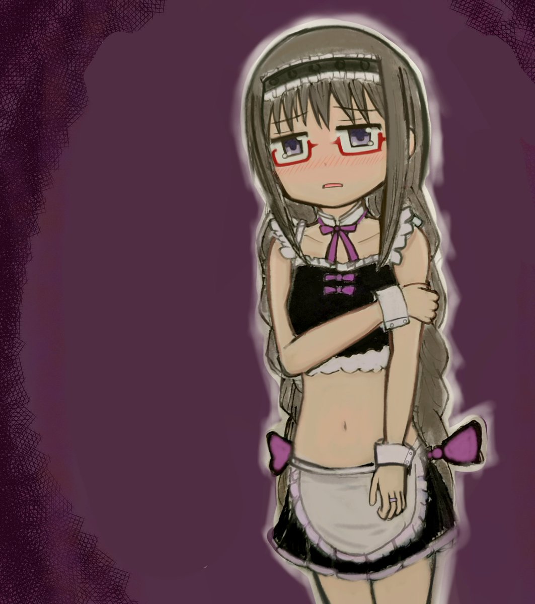 madohomuTTN's tweet photo. メガほむ(きわどい) https://t.co/QIZHUyO1k8