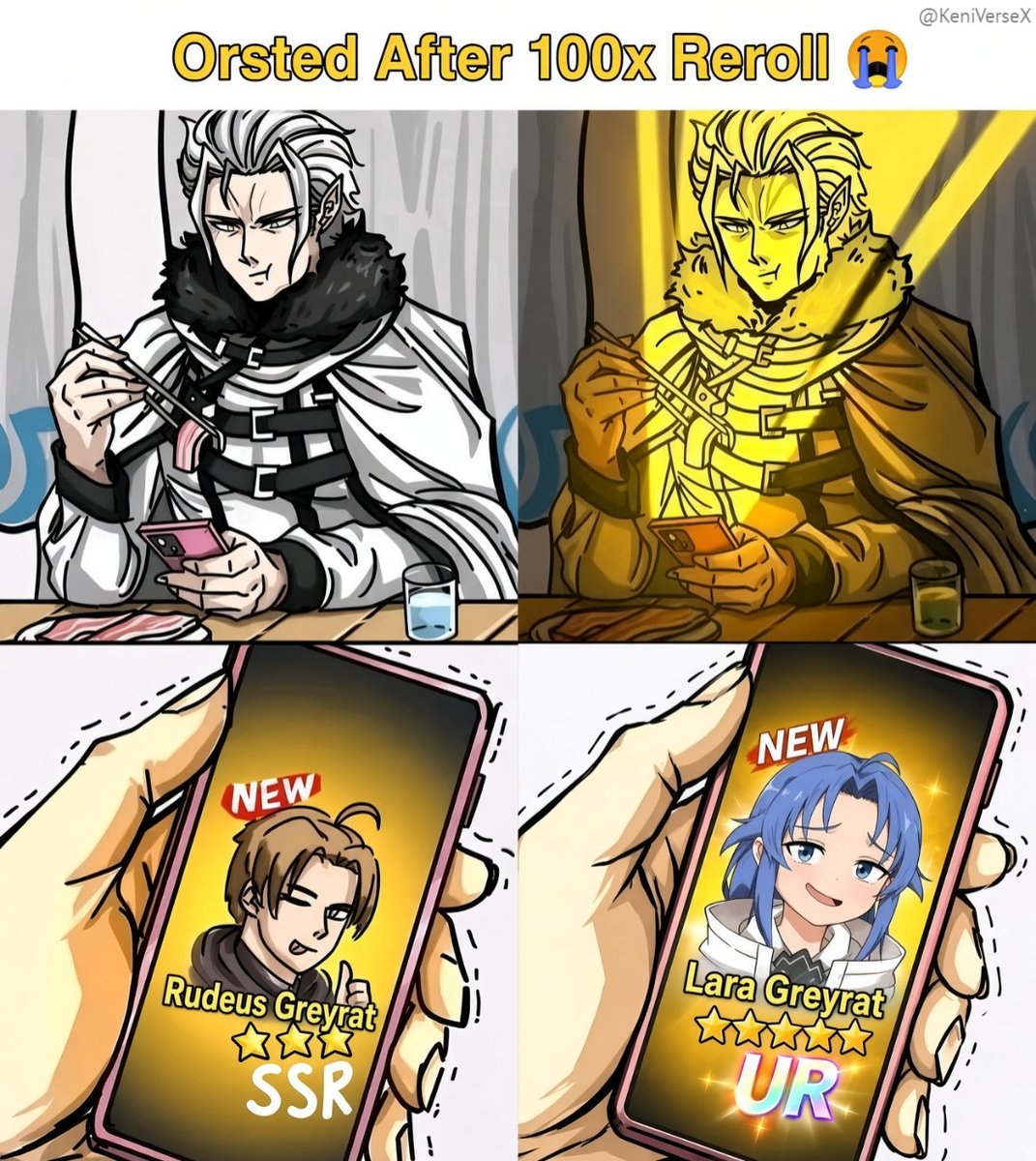KeniVerseX's tweet photo. Orsted finally got the rare cards 😂 https://t.co/RB1kIA9GDt
