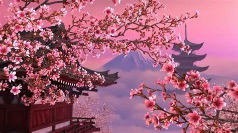 maddesama's tweet photo. cherry blossoms at night and at day time https://t.co/CMcYSHV4VQ