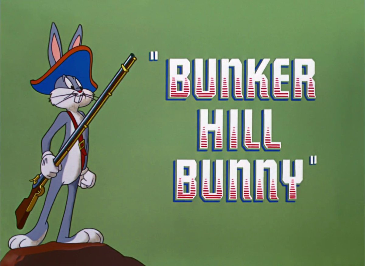 ImbrugliaJim's tweet photo. #tooninwithme We are ending today's show with one of my favorites, as Bugs Bunny and Yosemite Sam star in the classic cartoon "Bunker Hill Bunny". https://t.co/Oxnhw43CsB