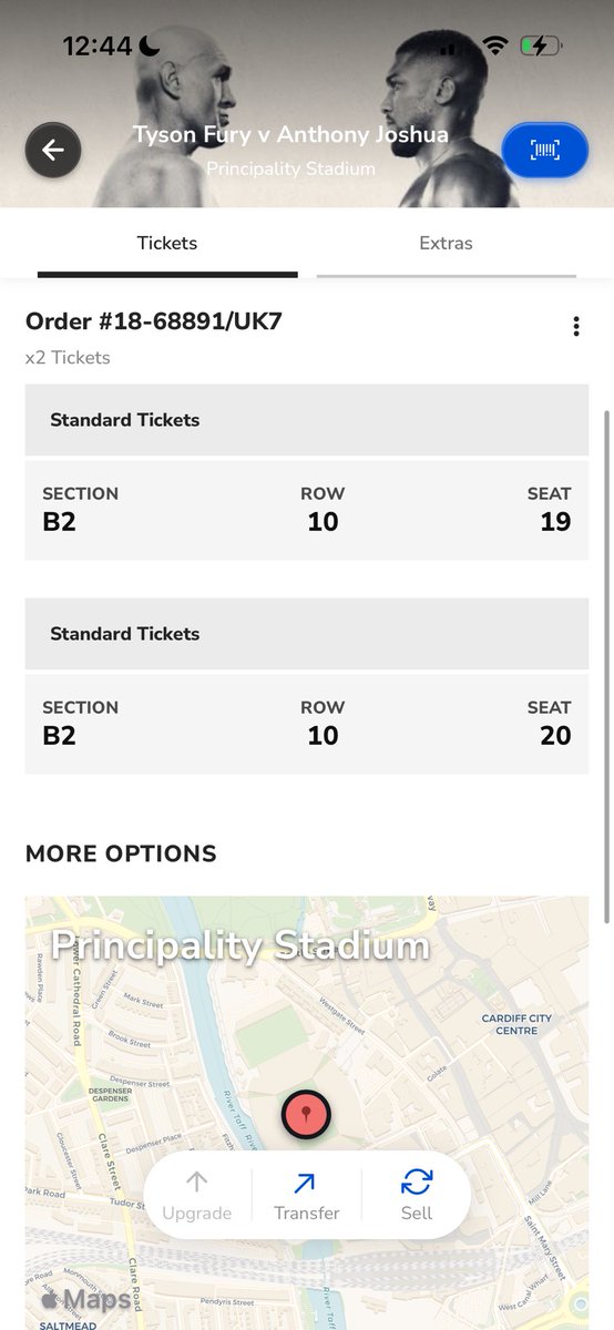 sybilvz's tweet photo. I’ve got 2x extra tickets for Tyson Fury v Anthony Joshua On Fri • 11 Dec • 17:00
At the Principality Stadium • Cardiff

I’ll show you proof 
100% secure official transfer through Ticketmaster 
Pls dm if you're interested

#TysonFury #AnthonyJoshua https://t.co/nYOIQXtnu5