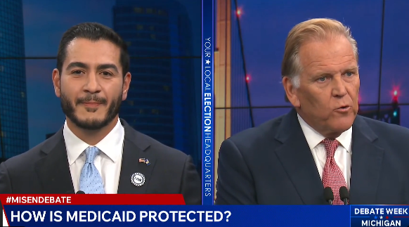 SaltyGoat17's tweet photo. "He LIED about being a physician. He LIED now about being an EGYPTIAN CITIZEN. I can't figure out WHAT he is!"

- Mike Rogers SLAPPING THE LIVING SHlT out of Abdul El-Sayed https://t.co/XoS5XOu2C0