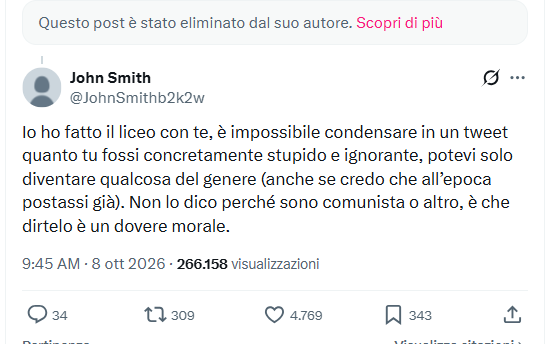 Moonlightshad1's tweet photo. Chi è lo svergognato di turno che ha cancellato il post? https://t.co/I6NBmeDCDu