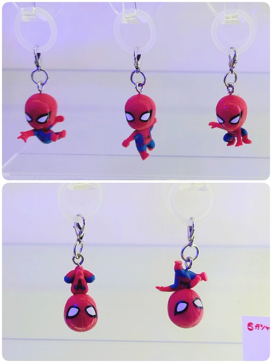 tdr_415's tweet photo. ━━━━━━━━━━━━
#バンダイ #ガシャポン
「MARVEL スパイダーマン めじるしアクセサリー」
✎𓂃11月　稼働開始

スパイダーマンの特徴的なポーズを集めた、めじるしアクセサリーが登場⋆˙⟡

※サイト未掲載
©#MARVEL https://t.co/91ZofvrgZi