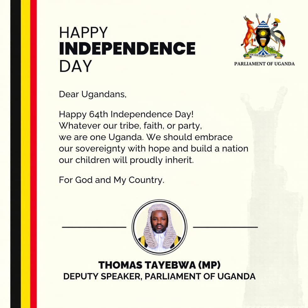 Thomas_Tayebwa's tweet photo. Happy independence Uganda! https://t.co/Ao2cPizaFy