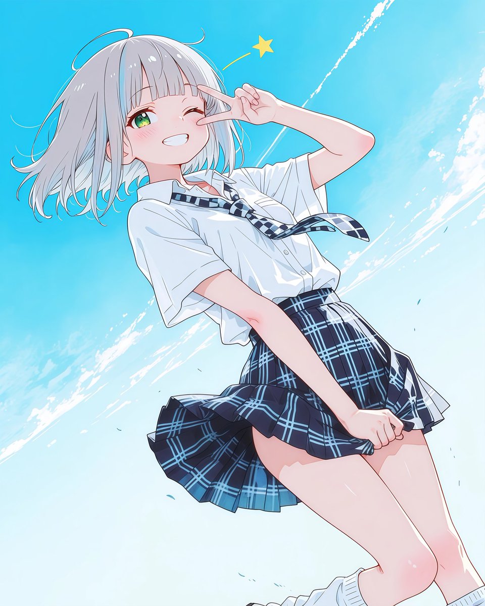 isaAoi_art's tweet photo. いぇーい、おーわりっ♪ https://t.co/yRNDIRsQ2e