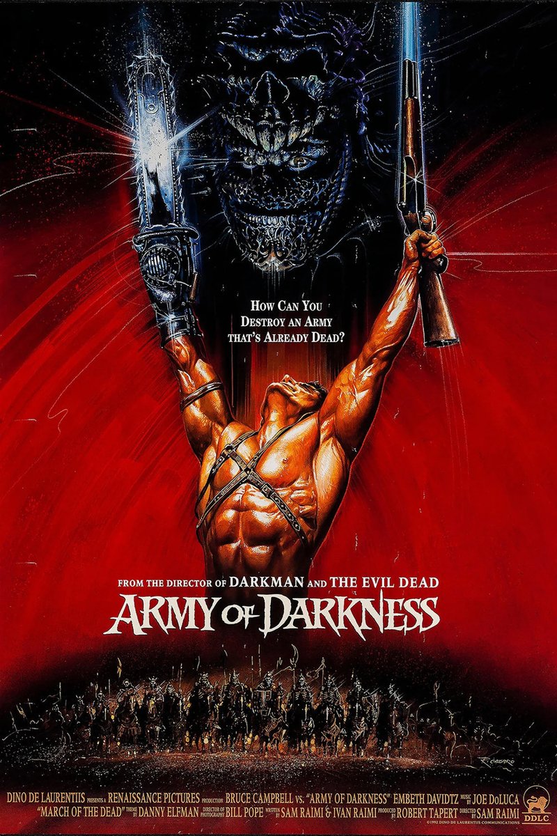 LASTEXITshirts's tweet photo. "It's a trick. Get an axe."

Army of Darkness premiered at the Sitges Film Festival in Spain on this day in 1992.
- Jamie https://t.co/EnHtgiNYdt