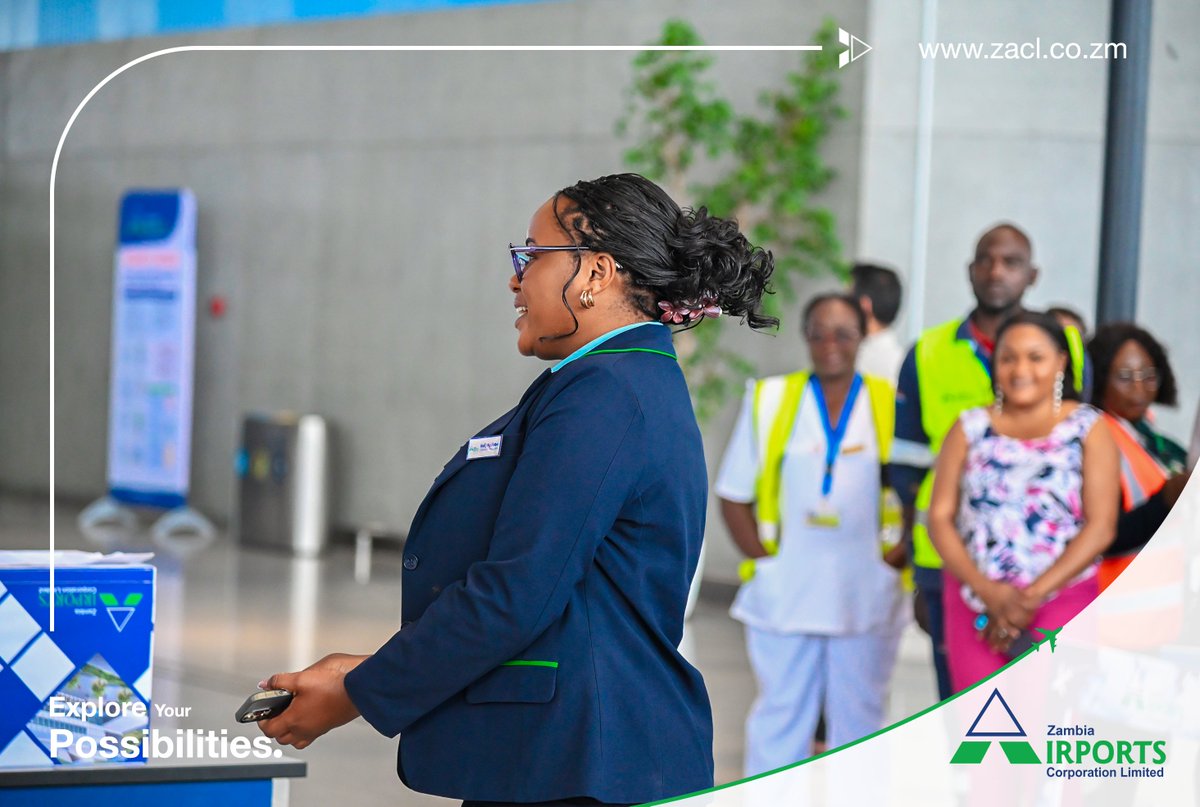 ZambiaAirports's tweet photo. Every day, #TeamZACL shows up with dedication, care and a commitment to going #TheExtraMile for the people we serve.
As a token of appreciation, @ProteaHotels sponsored one-night stay vouchers for our staff raffle. https://t.co/M6H27b4v1o
