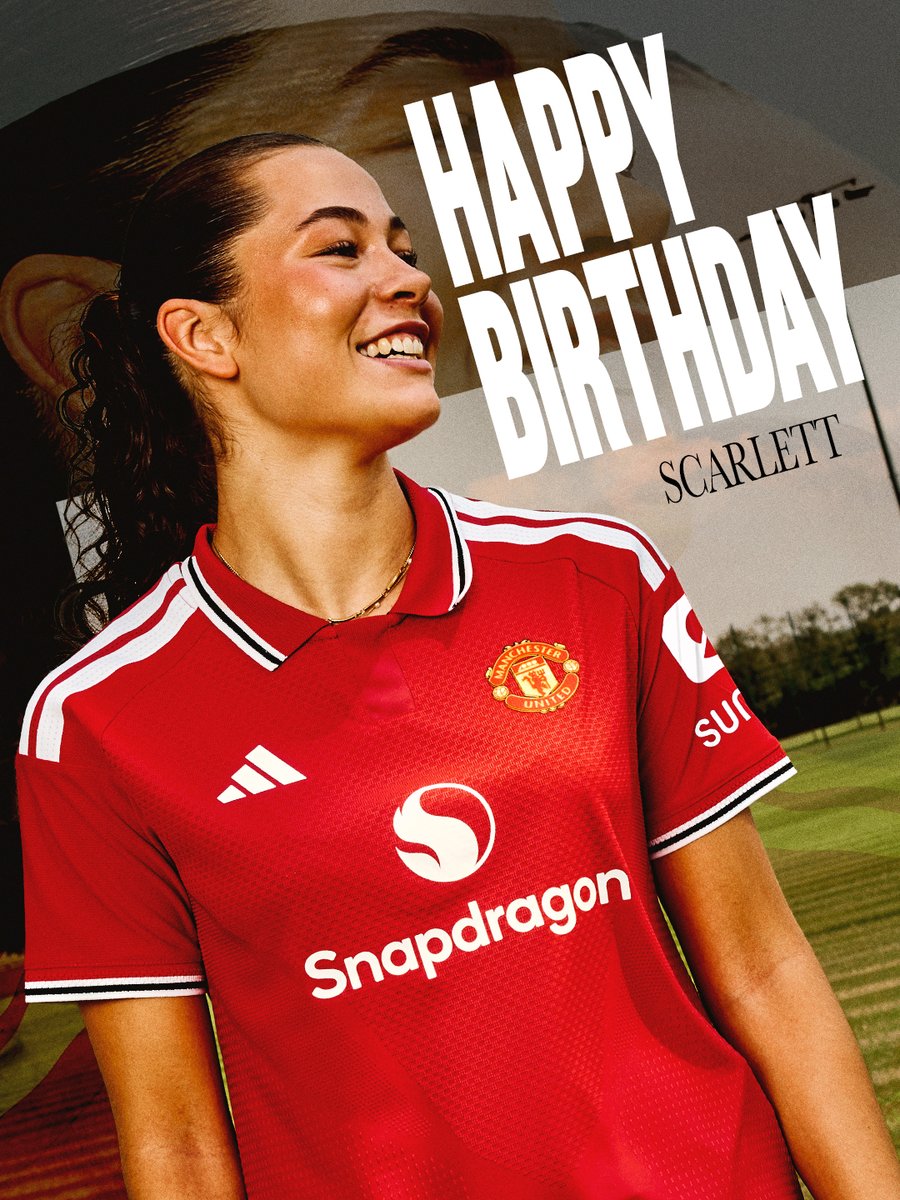 ManUtdWomen's tweet photo. Enjoy your special day, Scarlett! 🥳🎈 https://t.co/DdGN8eNMQr
