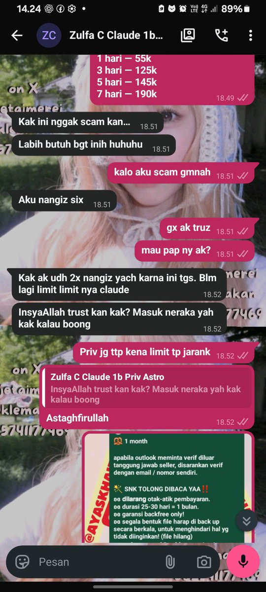 jetaimerei's tweet photo. @wuivers hi kak itu c nya cmn make sure yaa, in this economy itu emg hrs pinter-pinter buat beli ini itu, c nya jg tnya santai pdhl kalo ada yg tny bsa subg drop testi gini jd sama-sama enak dann syp tau nnt malah jd langganan di km lho! https://t.co/iCsY7kgzpk