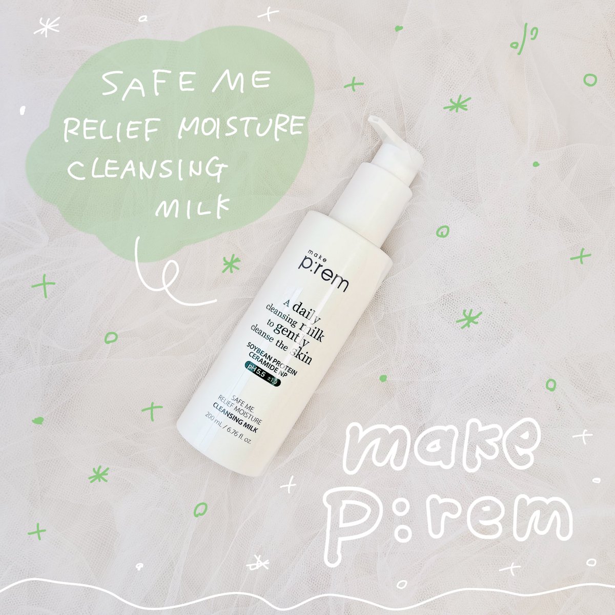 mik_closet's tweet photo. make p:rem
セーフミーリリーフモイスチャークレンジングミルク

なめらかでやわらかなミルクがメイクや
肌表面の汚れ、余分な皮脂をやさしく
洗い流してくれるクレンジング🍼

#PR #makeprem #メイクプレム #ゆらぎ肌 #敏感肌 #Qoo10 #メガポ https://t.co/6heCZ5VL88