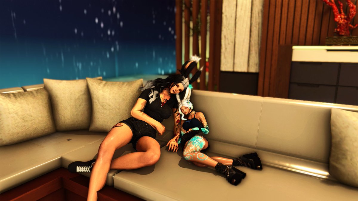 IsNotSoInnocent's tweet photo. I fell asleep watching the Blitzball Championship with @AltaniXIV
| #FFXIV | #FinalFantasy | #gpose | #ffxivgpose | #ff14screenshot | #FinalFantasy14 https://t.co/OyTT2G5n4l