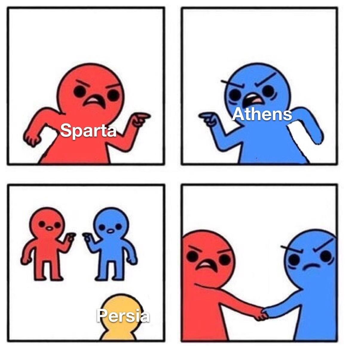 M_OfSarcasm's tweet photo. rohit kohli and dhoni fanbase joining hands to counter anti-nationals be like : https://t.co/a0AIiUyQ8q