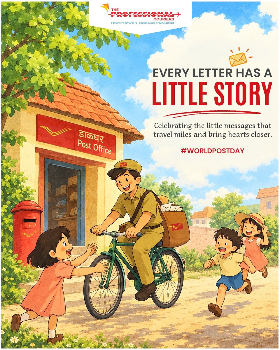 TPCGlobeCares's tweet photo. Some letters carried more than words; they carried love, memories, and the joy of being remembered. 
This International Post Day, we celebrate the timeless magic of connecting hearts, one delivery at a time.

Happy International Post Day from The Professional Couriers! https://t.co/ih97j516Aq