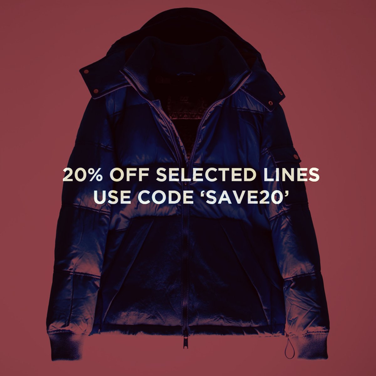 Terraces_Store's tweet photo. Treat yourself this weekend!

Get 20% off selected new season lines 💥

Use code 'SAVE20' at checkout!

https://t.co/nGvTN1n6WW

#terraces #menswear #sale #aw26 https://t.co/RcF4edNBMn