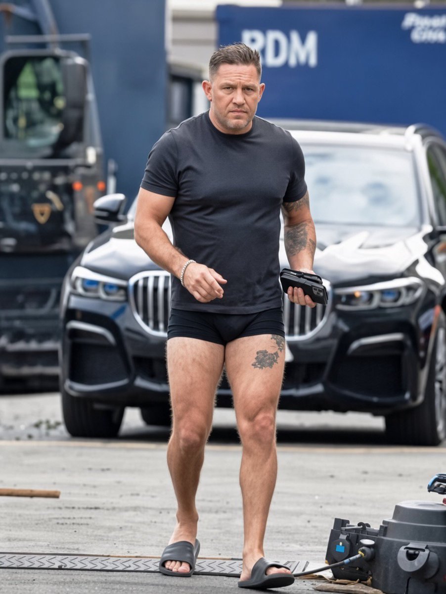 Hisomtheboat's tweet photo. Tom Hardy spotted in London looking for a new pair of pants in a supermarket https://t.co/ixJlmILeVe