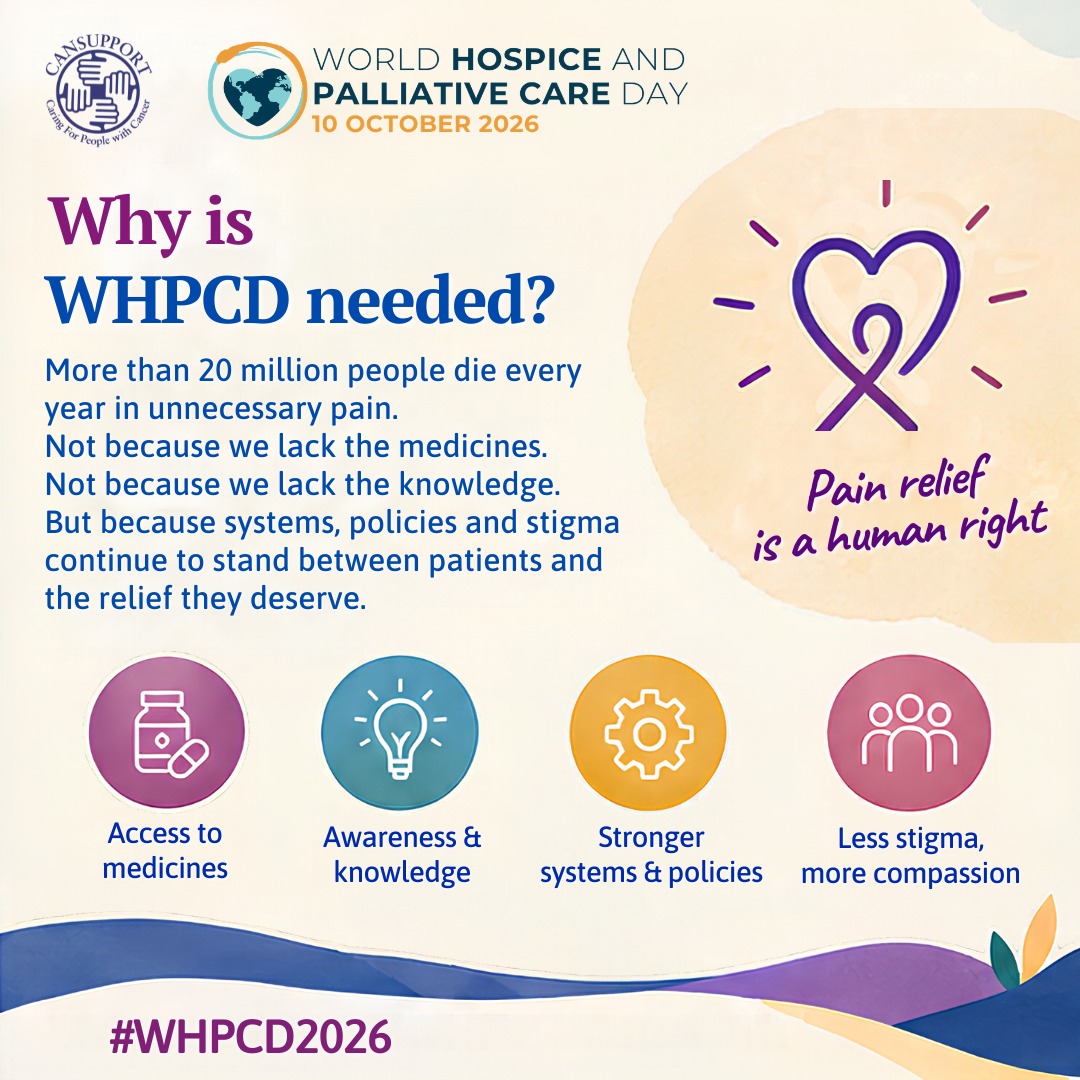 CanSupportND's tweet photo. This World Hospice &amp; Palliative Care Day, we stand together to raise awareness about the importance of pain management and equitable access to palliative care for everyone living with a serious illness.

#WHPCDay26 #WHPCD2026 #PalliativeCare  #HumanRights #CanSupport https://t.co/2JBqlwROtc