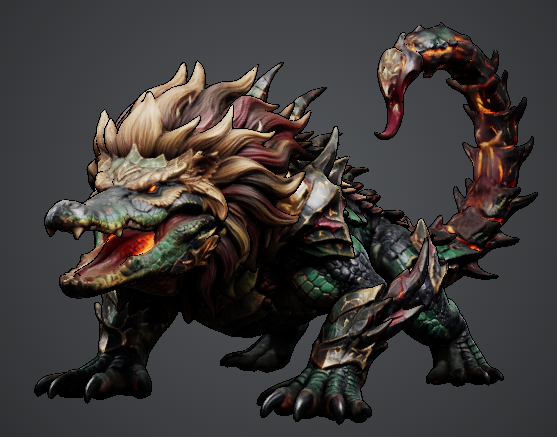 BuildWithND's tweet photo. ☣️ Meet RAVAGOR — THE THREEFOLD APEX 🐊🦁🦂

A colossal mythical predator designed as the ultimate fusion of three apex beasts, complete with a massive mane, brutal spikes, armored scales and a towering venomous tail.

Created with @tripoai 

#TripoAI #Tripo3D #MythicalCreatures https://t.co/Nmck1et30V