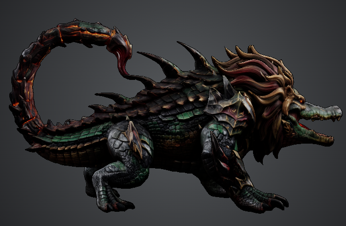 BuildWithND's tweet photo. ☣️ Meet RAVAGOR — THE THREEFOLD APEX 🐊🦁🦂

A colossal mythical predator designed as the ultimate fusion of three apex beasts, complete with a massive mane, brutal spikes, armored scales and a towering venomous tail.

Created with @tripoai 

#TripoAI #Tripo3D #MythicalCreatures https://t.co/Nmck1et30V