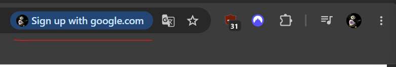 PandaSharp_'s tweet photo. @Google @googlechrome this is REALLY REALLY REALLY BAD BAD BAD ... At first sight it looked like it was Chrome asking to sign in, maybe token expired, but actually was to sign up to the website. #google #chrome https://t.co/wHFkMMKqoJ