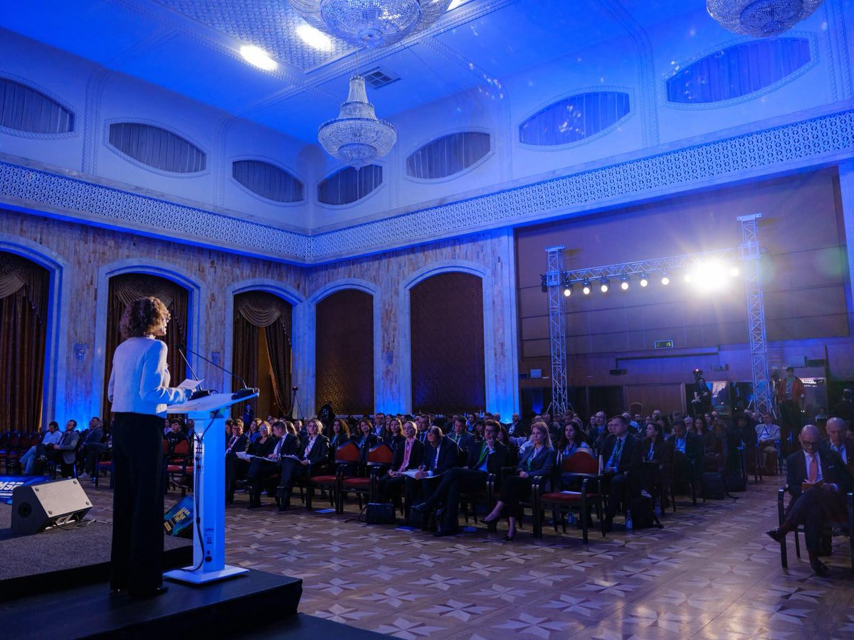 DepSecGenNATO's tweet photo. Honoured to speak at the Moldova Security Forum about the importance of 🇲🇩’s resilience in the face of hybrid threats. NATO Allies work hand-in-hand w each other &amp; 30+ partners around the world. We stand together to promote peace, protect our shared security &amp; defend our values https://t.co/a2IOwXjBZj
