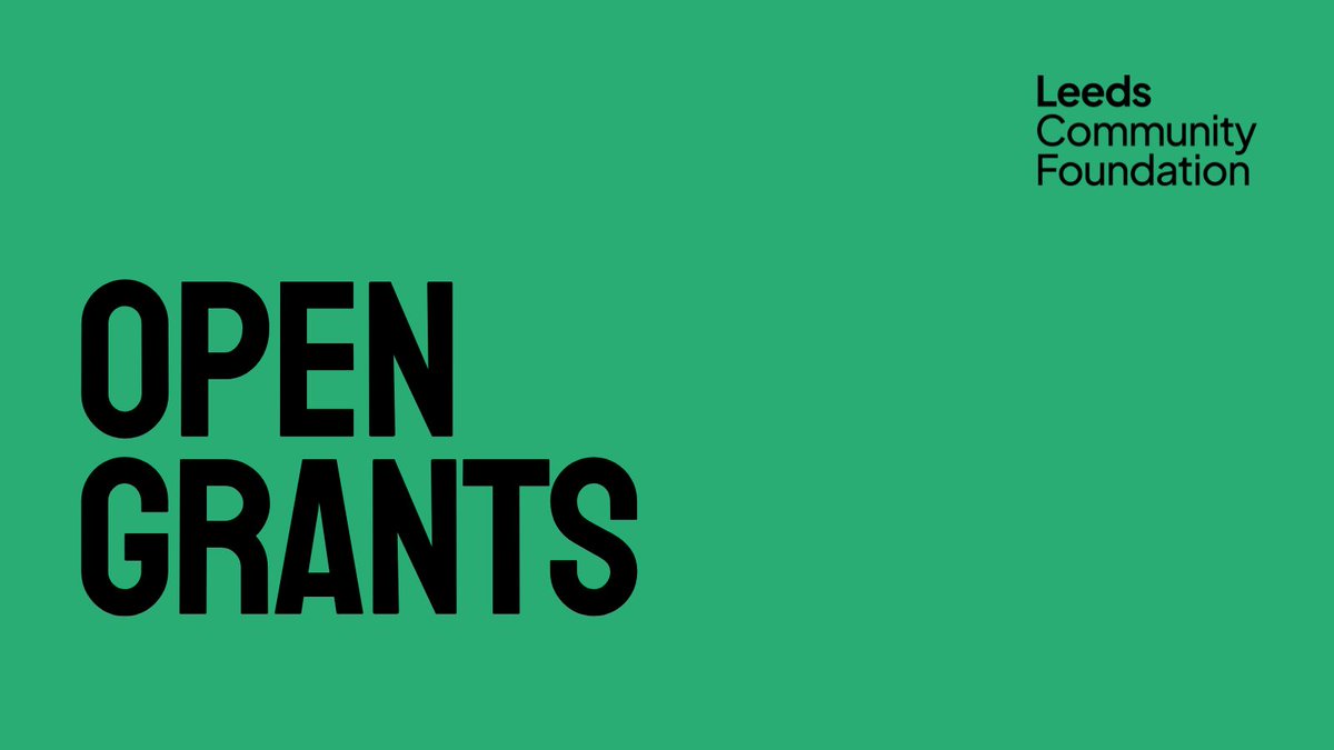 LeedsCommFound's tweet photo. Take a look at our current funding opportunities for community organisations in Leeds 👇 

Jimbo’s Fund: £1k-£10k
The Leeds Fund Small grants: up to £5k
The Leeds Fund Microgrants: up to £2.5k

Learn more about each programme and apply on our website 👉 https://t.co/b66CevCnSm https://t.co/bhT8EQBy1P