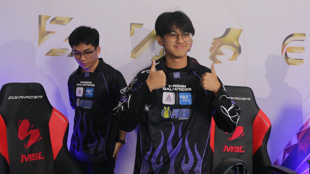 DXRacer's tweet photo. Big plays. Unforgettable moments. 🔥

A few highlights from MSL Myanmar, where passion and teamwork take center stage. Here’s to every player giving it their all.

#DXRacer #MLBB #MSLMyanmar #Esports https://t.co/PUqoIQOSBa