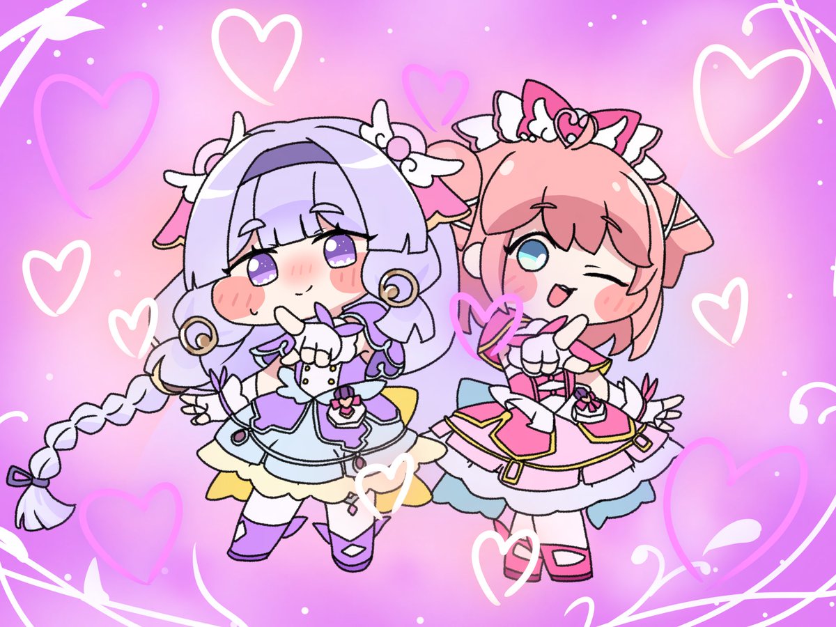 Crea_Gray's tweet photo. キュアアンサーヨミ＆キュアミスティッククレープ https://t.co/ki6WwSOIau