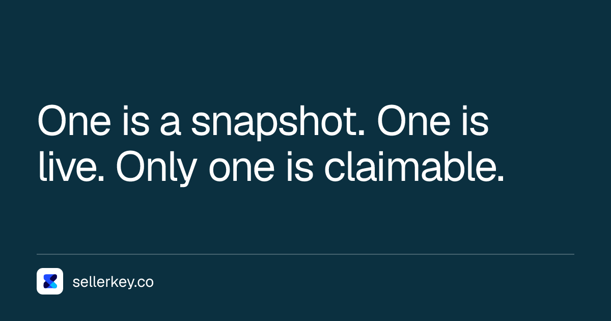 sellerkeyco's tweet photo. "My FBA inventory report doesn't match Manage Your Inventory."

Usually not a loss. Amazon's own guidance: one inventory snapshot a day, max.

Split reserved into customer orders and FC processing. Claim only a transfer out with no transfer in. https://t.co/WKdW9mfTKA