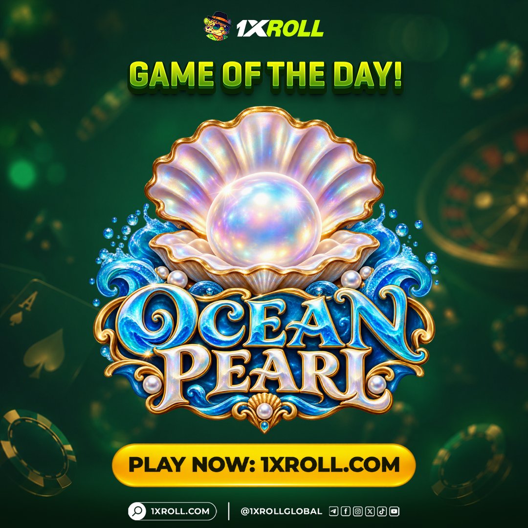 1XRoll_Global's tweet photo. SLOTS • OCEAN PEARL

🌊 An underwater adventure awaits! Discover shining pearls, Shark Wilds, and ocean-themed gameplay.

✅ Shark Wilds substitute to complete combinations.
✅ Pearl Scatters trigger the Free Spins feature.
✅ Explore a colourful underwater setting.

#1XRoll #1XRollOfficial #1XRollGlobal