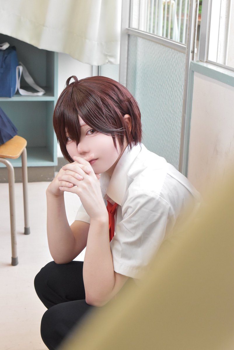 hiyokaaa__'s tweet photo. ⚠︎ﾊﾆﾜ.cos

───────────────

      だから僕じゃダメですか？

───────────────

photo : かすちゃん 
 #令和のハニワ併せ 
 #白野江廃校コスプレ部 https://t.co/WioA5x2VEz