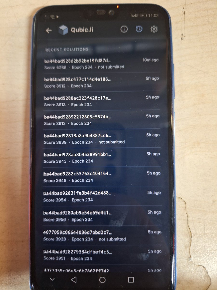 RidvanSedaZtrk's tweet photo. @QubicLi Hello, I am writing here because Discord is banned in my country. I am engaged in Android mining; I started the system this morning, but the solutions I found have disappeared. Could you please help? https://t.co/jUwUldXY0k