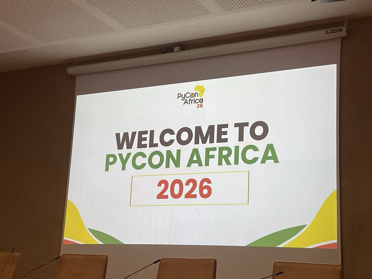 SLenapunya's tweet photo. Welcoming Africa’s Python community to #PyConAfrica2026! 🇺🇬 

Ariane Djeupang, International Chair, sets the stage for connection, collaboration and innovation. 

 #Python https://t.co/AQQrHSCohx