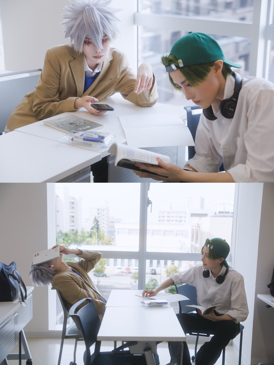 lu_cian_n's tweet photo. Cos／PNBS👻🚫💚💜

テス勉しようぜ！

Photo @korogi_camera 様 https://t.co/AuijrA68KO