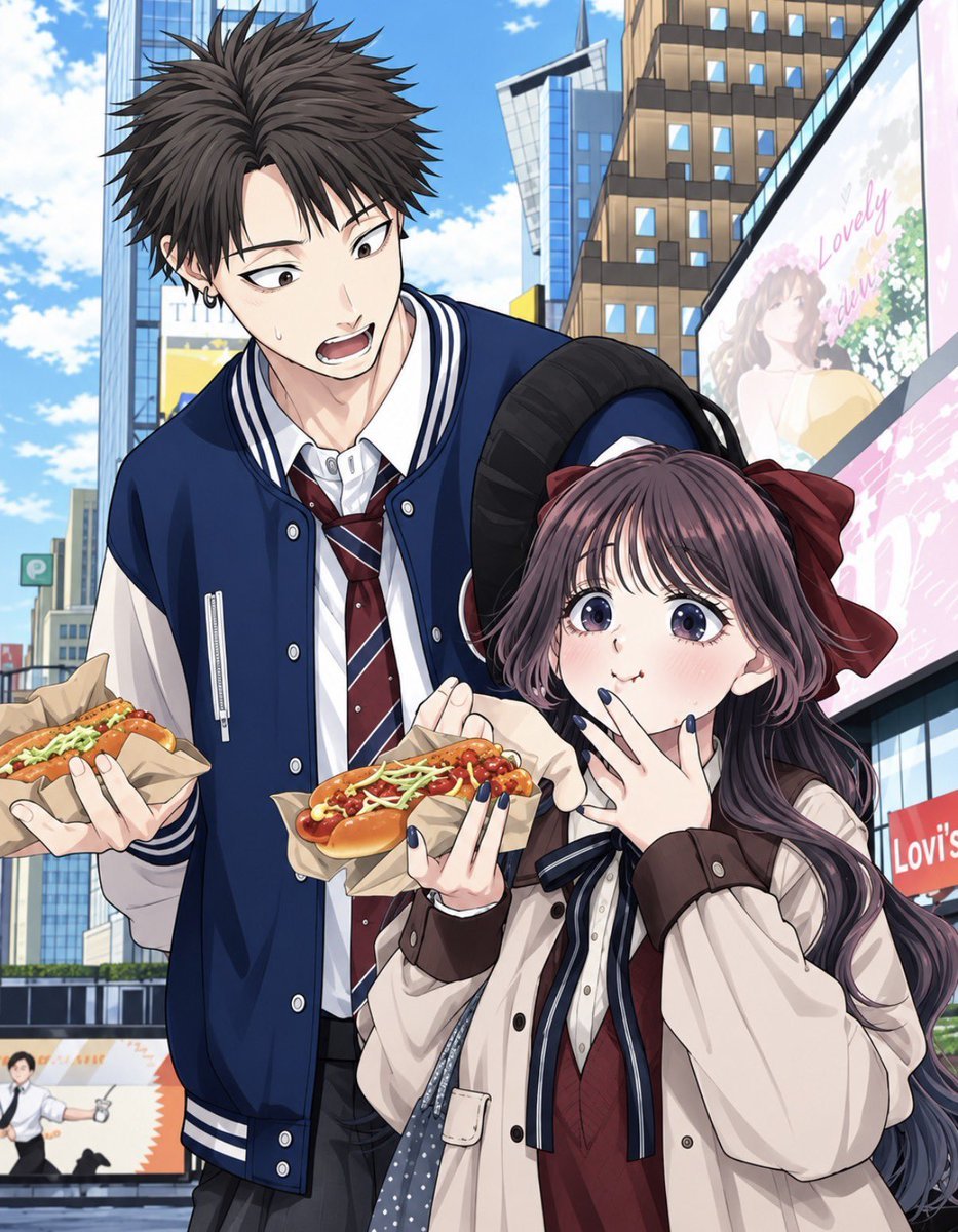 a_gouzerh's tweet photo. Les nouvelles visuelles de Kaoruko-chan et Rintarō sont incroyablement trop mignonnes… https://t.co/b9rAFbc0cM