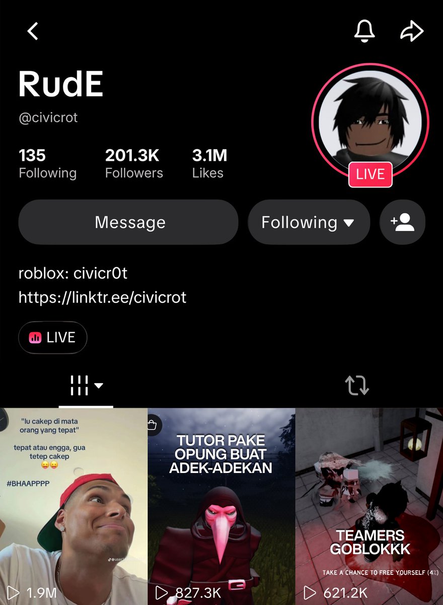 spesaeternaa's tweet photo. nomin - fewtweets

the one person you haven’t heard from in 6 months suddenly joins your roblox livestream https://t.co/TWZp7Iy61e