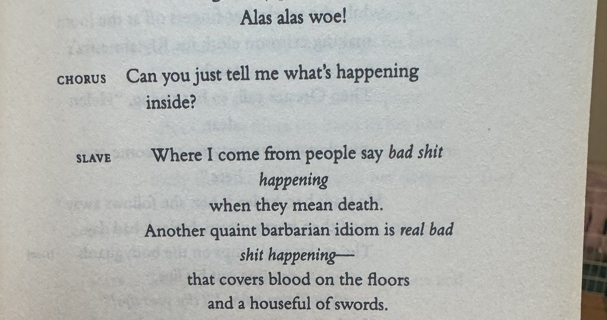 TenaciousWii's tweet photo. @pegobry_en That’s on the New Yorker for finding the least representative or interesting bits of Anne Carson to share, here are some more representative (and IMO fat better) extracts of her work https://t.co/OE8OAV9OY9