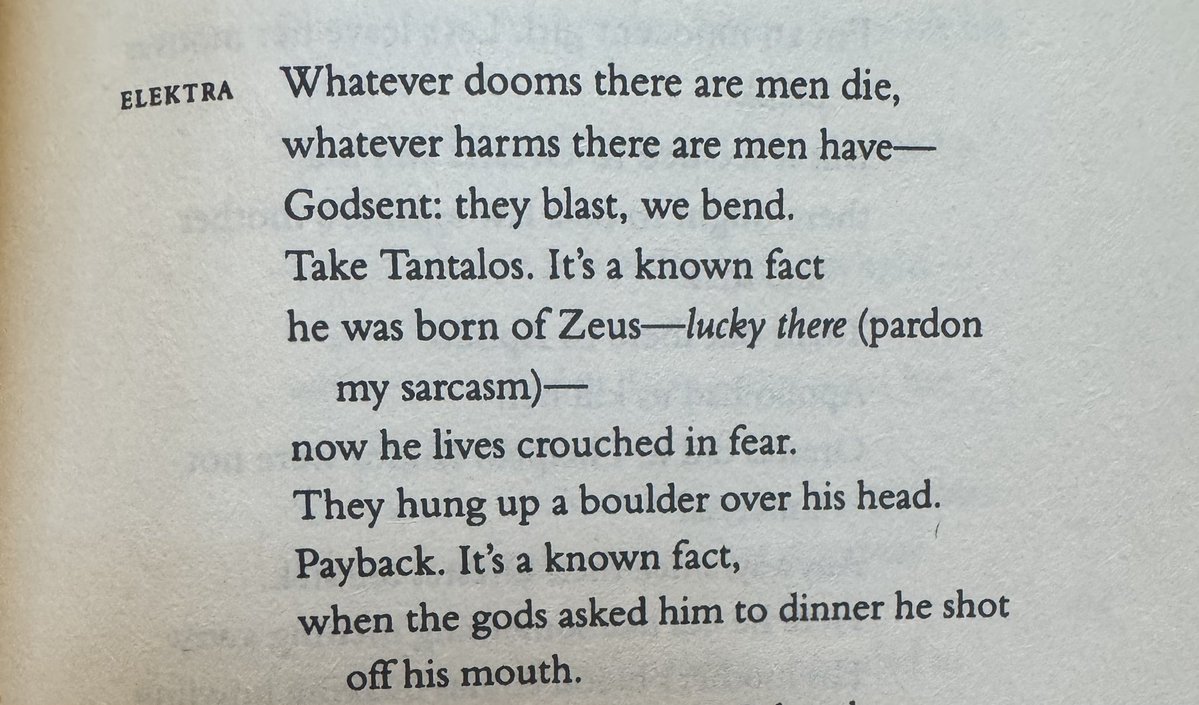 TenaciousWii's tweet photo. @pegobry_en That’s on the New Yorker for finding the least representative or interesting bits of Anne Carson to share, here are some more representative (and IMO fat better) extracts of her work https://t.co/OE8OAV9OY9